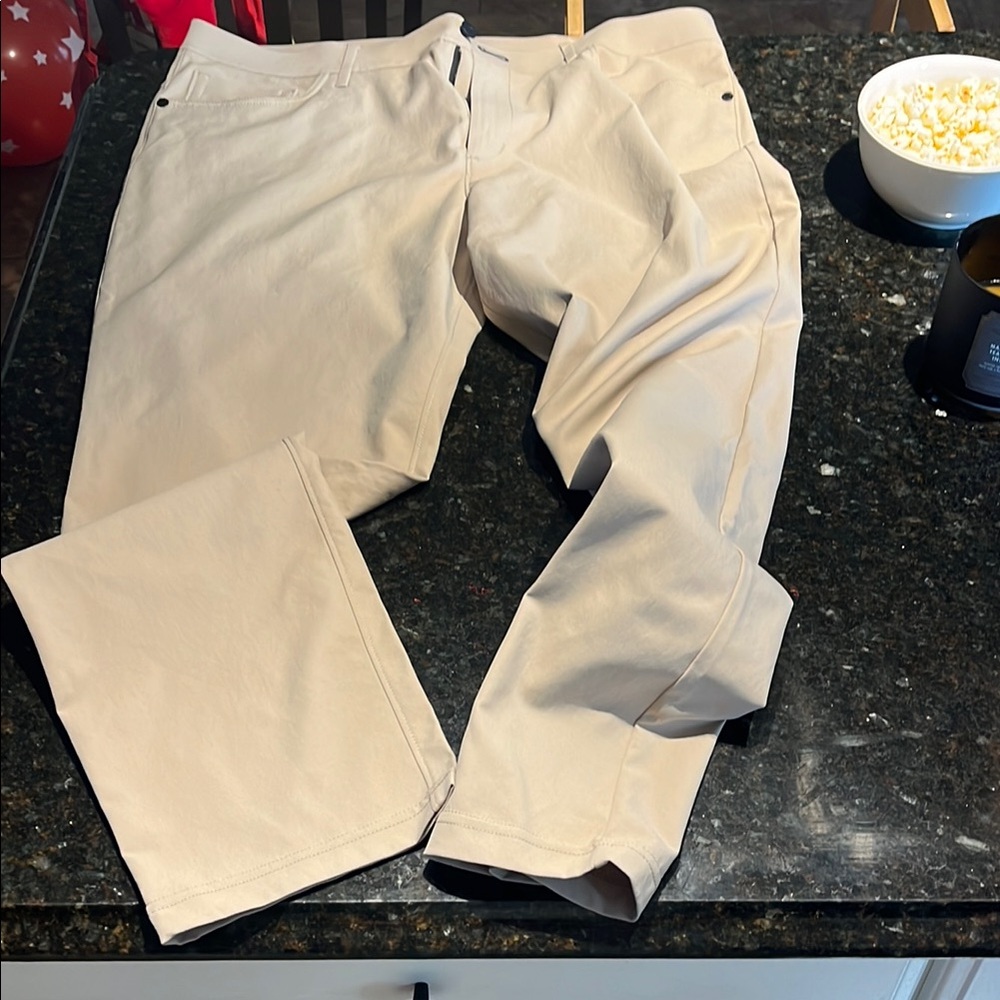 New men’s Public Rec beige pants. 36x30